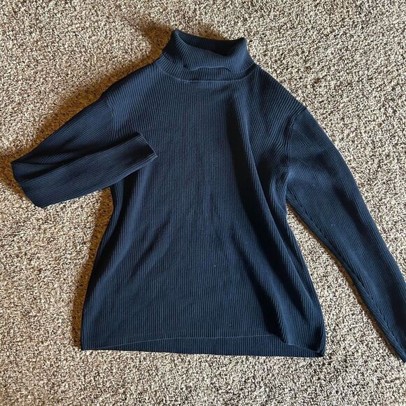 Liz Claiborne Men's Black Turtleneck Sweater - Picture 1 of 3
